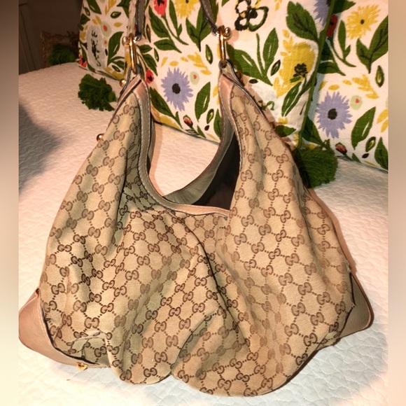 Gucci Canvas Horsebit Hobo Bag Large - Picture 2 of 7